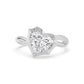 9K White Gold Lab Grown Diamond RING 2.50 ctw R61436HT-2.50CT