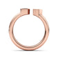 9K Rose Gold Lab Grown Diamond RING 1.07 ctw R61439-1