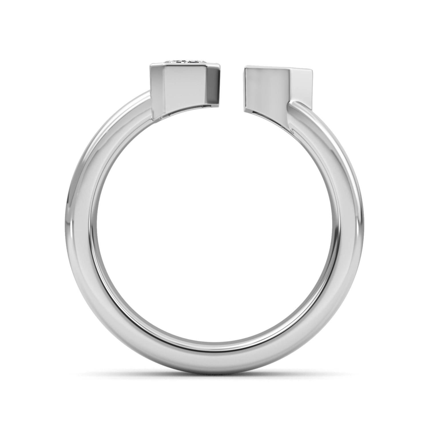 9K White Gold Lab Grown Diamond RING 1.07 ctw R61439-1