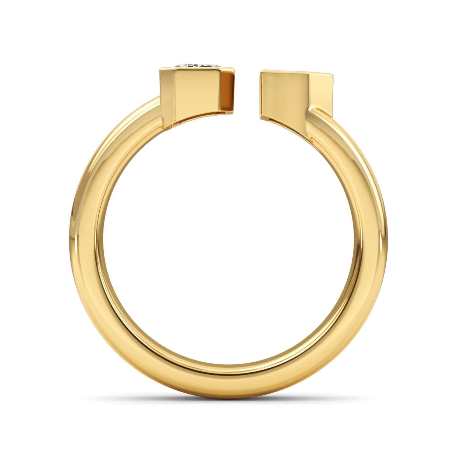 9K Yellow Gold Lab Grown Diamond RING 1.07 ctw R61439-1
