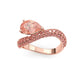 9K Rose Gold Lab Grown Diamond RING 2.29 ctw R61487PE-1.63CT