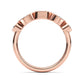 9K Rose Gold Lab Grown Diamond RING 0.67 ctw R61499-0.68CT
