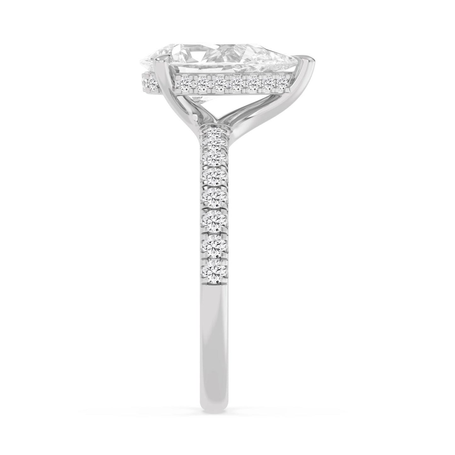 10K White Gold Lab Grown Diamond Engagement Rings 2.44 ctw R62028PEHH-2