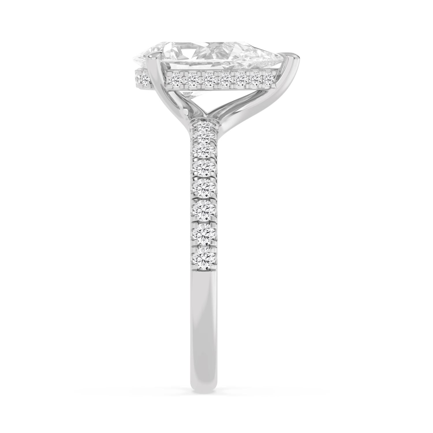 10K White Gold Lab Grown Diamond Engagement Rings 2.44 ctw R62028PEHH-2