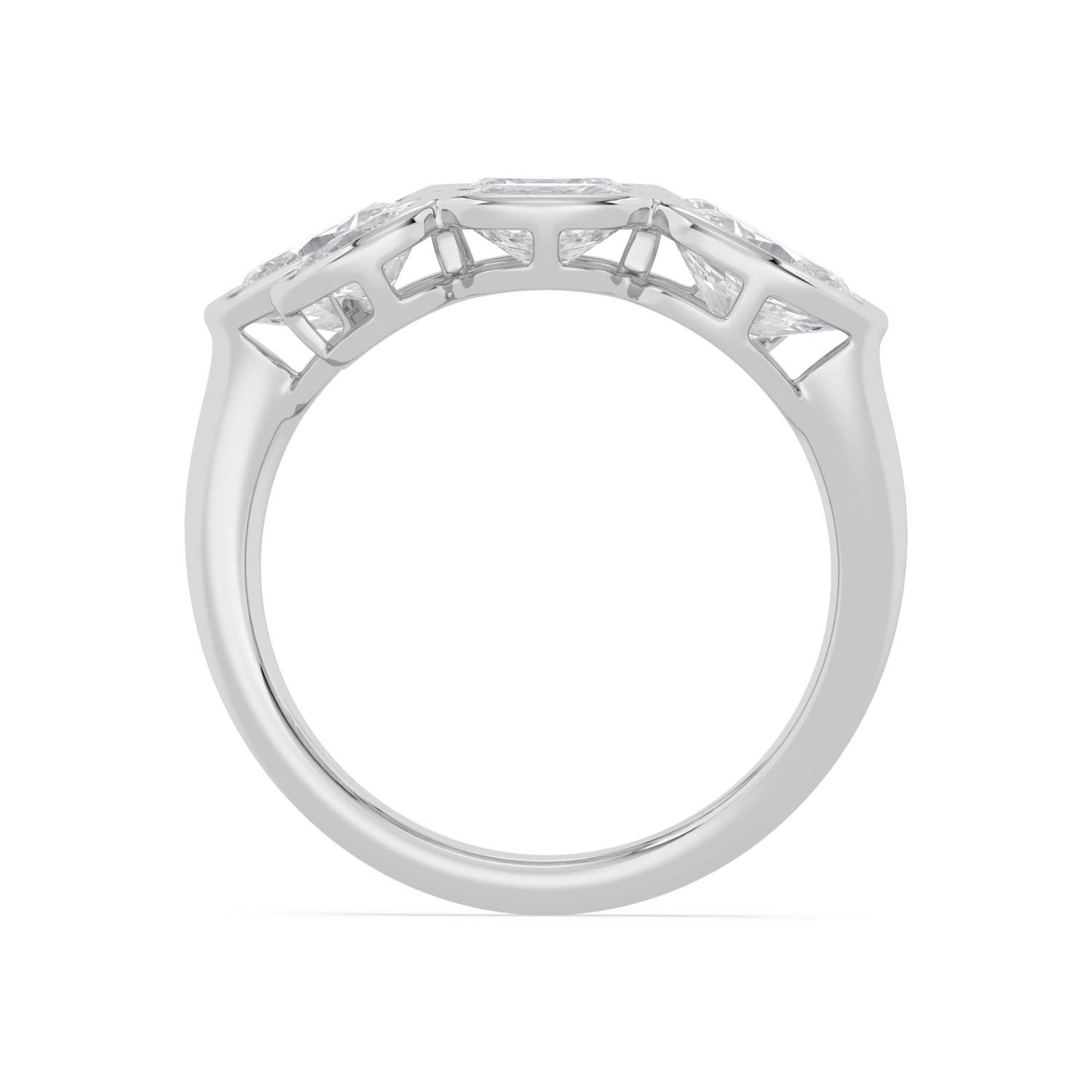 9K White Gold Lab Grown Diamond RING 2.71 ctw R62193OV-2.83CT