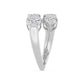 9K White Gold Lab Grown Diamond RING 2.71 ctw R62193OV-2.83CT