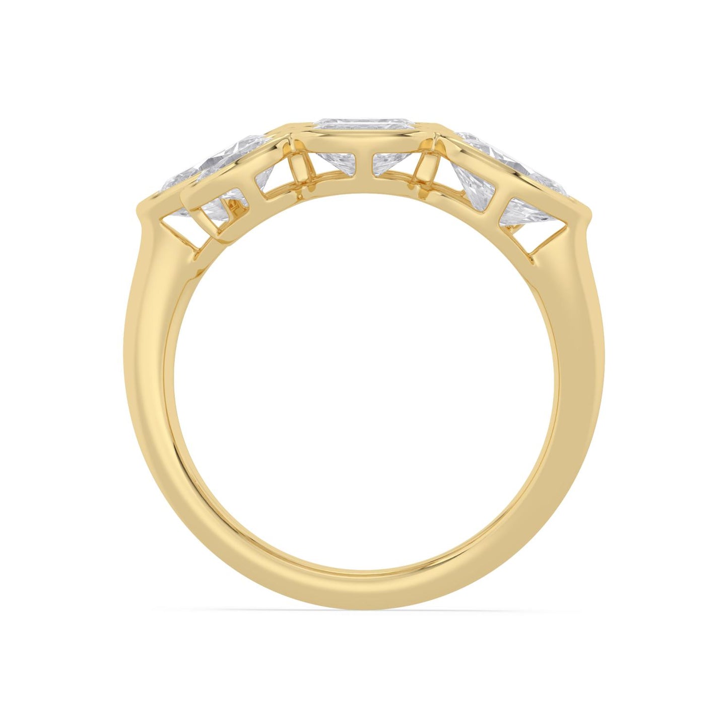 9K Yellow Gold Lab Grown Diamond RING 2.71 ctw R62193OV-2.83CT
