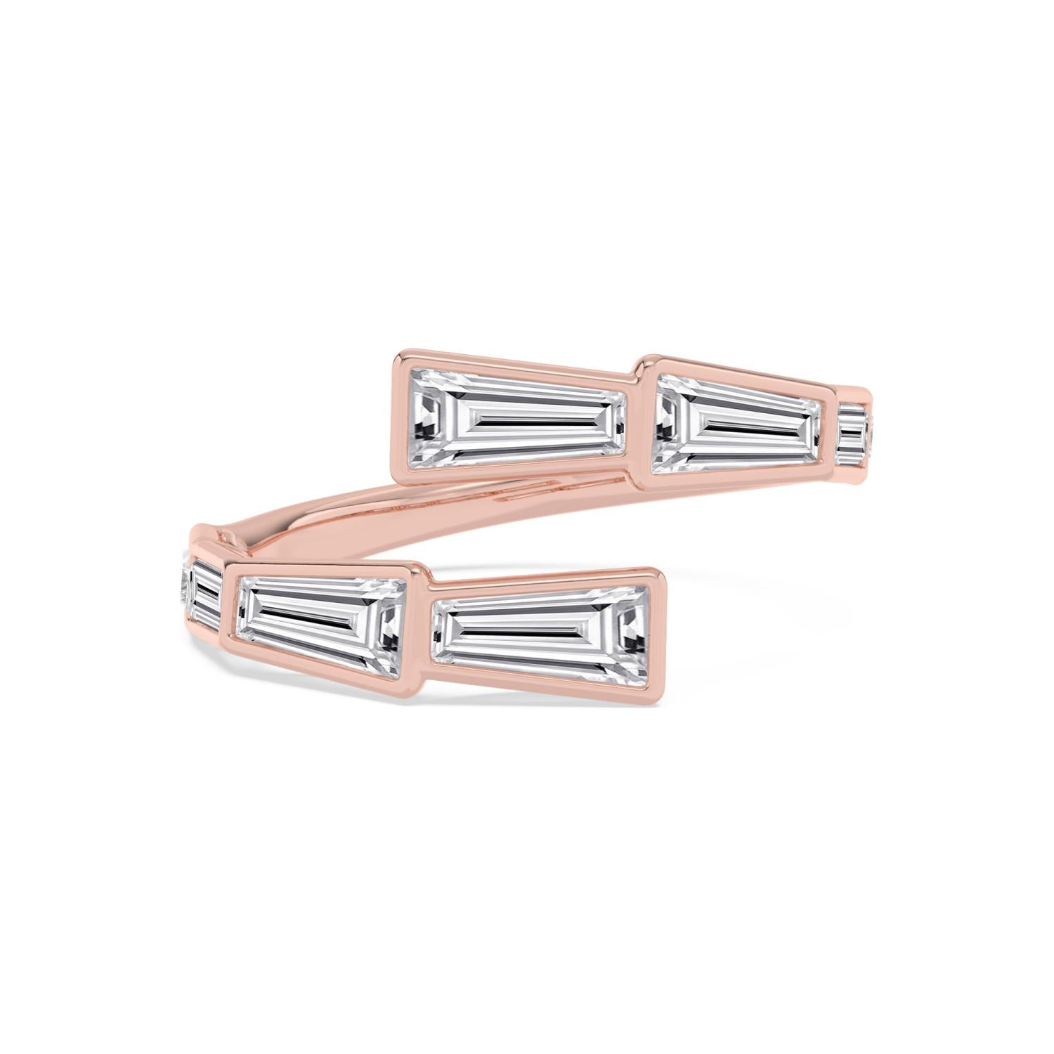 9K Rose Gold Lab Grown Diamond RING 1.76 ctw R62197-1.88CT