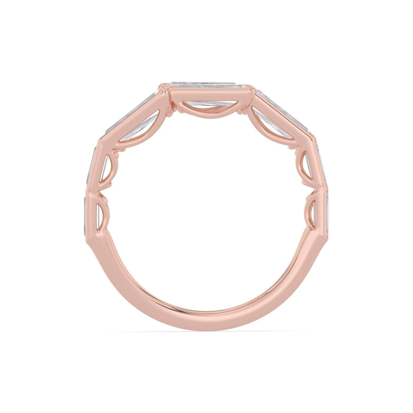 9K Rose Gold Lab Grown Diamond RING 1.76 ctw R62197-1.88CT