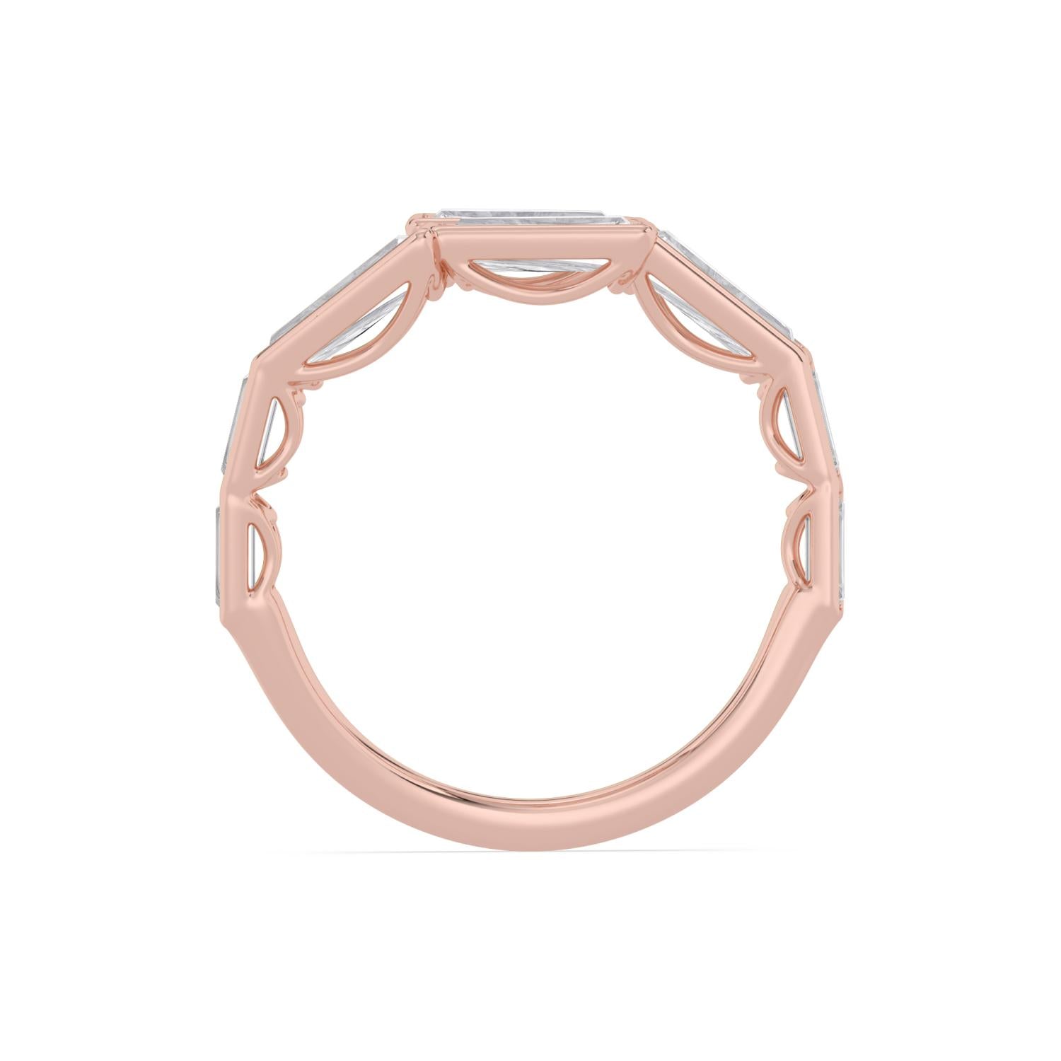 9K Rose Gold Lab Grown Diamond RING 1.76 ctw R62197-1.88CT