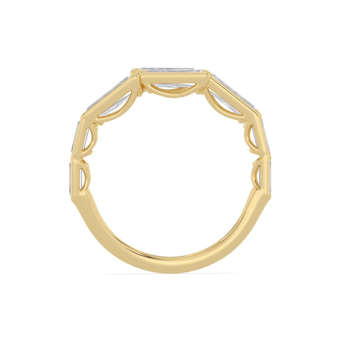 9K Yellow Gold Lab Grown Diamond RING 1.76 ctw R62197-1.88CT