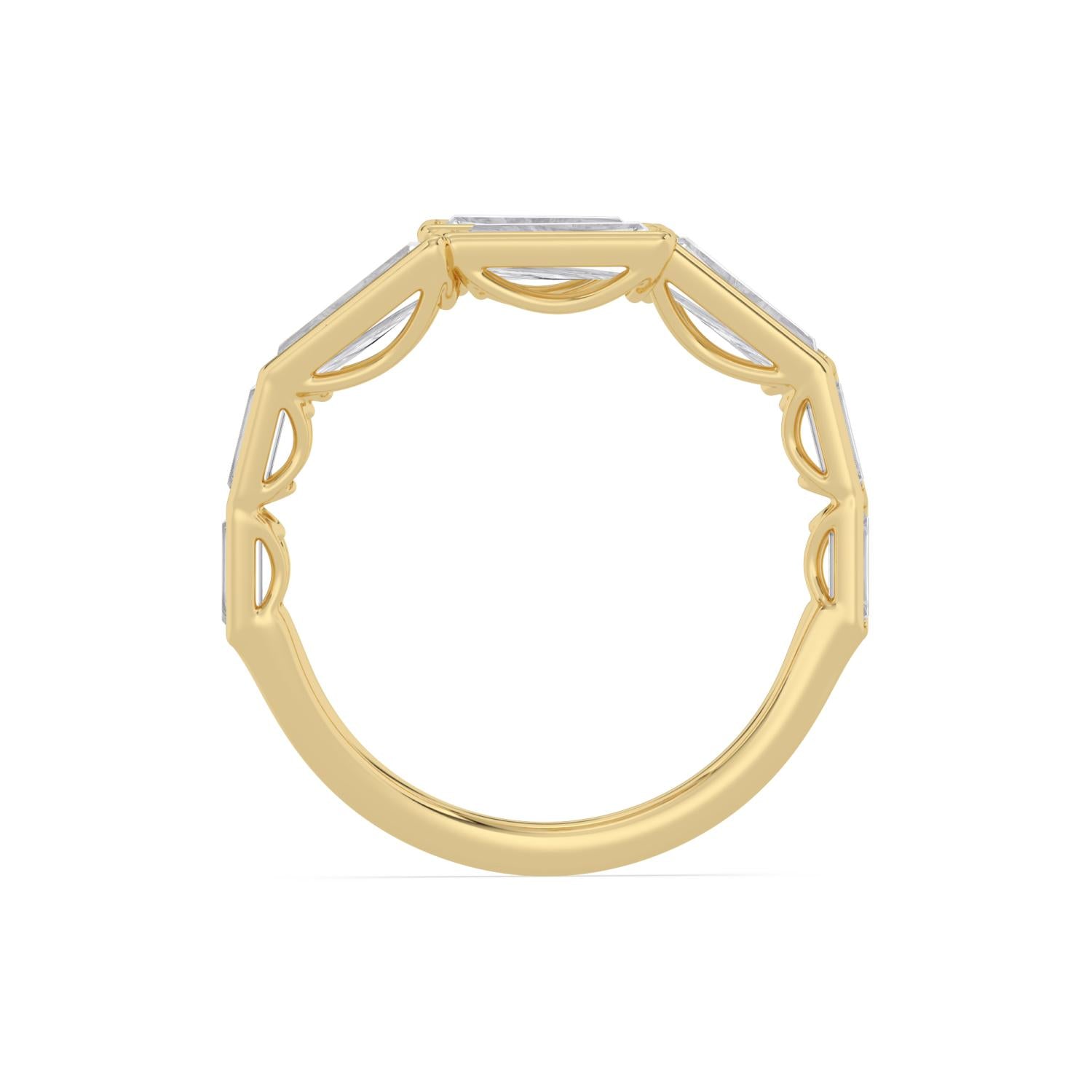 9K Yellow Gold Lab Grown Diamond RING 1.76 ctw R62197-1.88CT