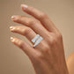 9K White Gold Lab Grown Diamond RING 3.62 ctw R62198-3.38CT