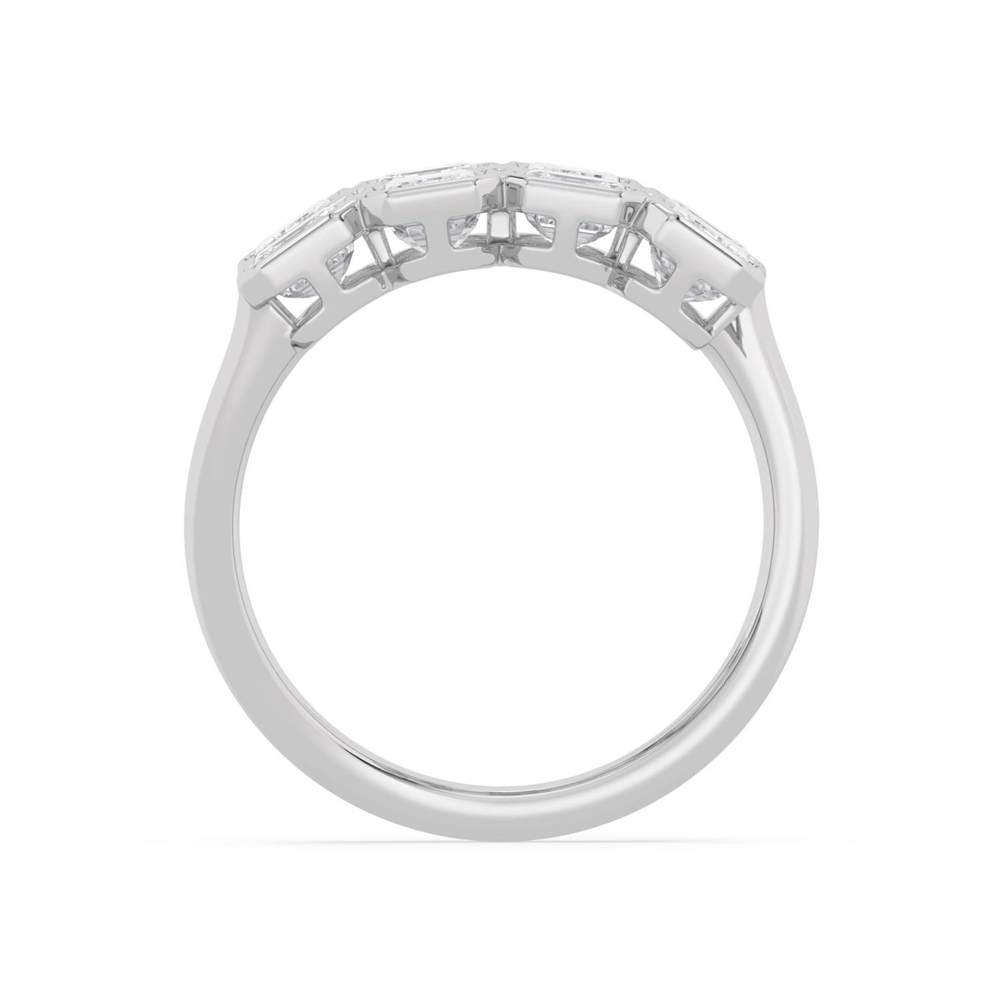 9K White Gold Lab Grown Diamond RING 3.62 ctw R62198-3.38CT