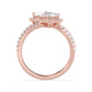 9K Rose Gold Lab Grown Diamond RING 2.49 ctw R62202HT-2
