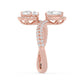 9K Rose Gold Lab Grown Diamond RING 2.49 ctw R62202HT-2