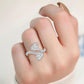 9K White Gold Lab Grown Diamond RING 2.49 ctw R62202HT-2