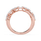9K Rose Gold Lab Grown Diamond RING 2.55 ctw R62304ASS-2.25CT