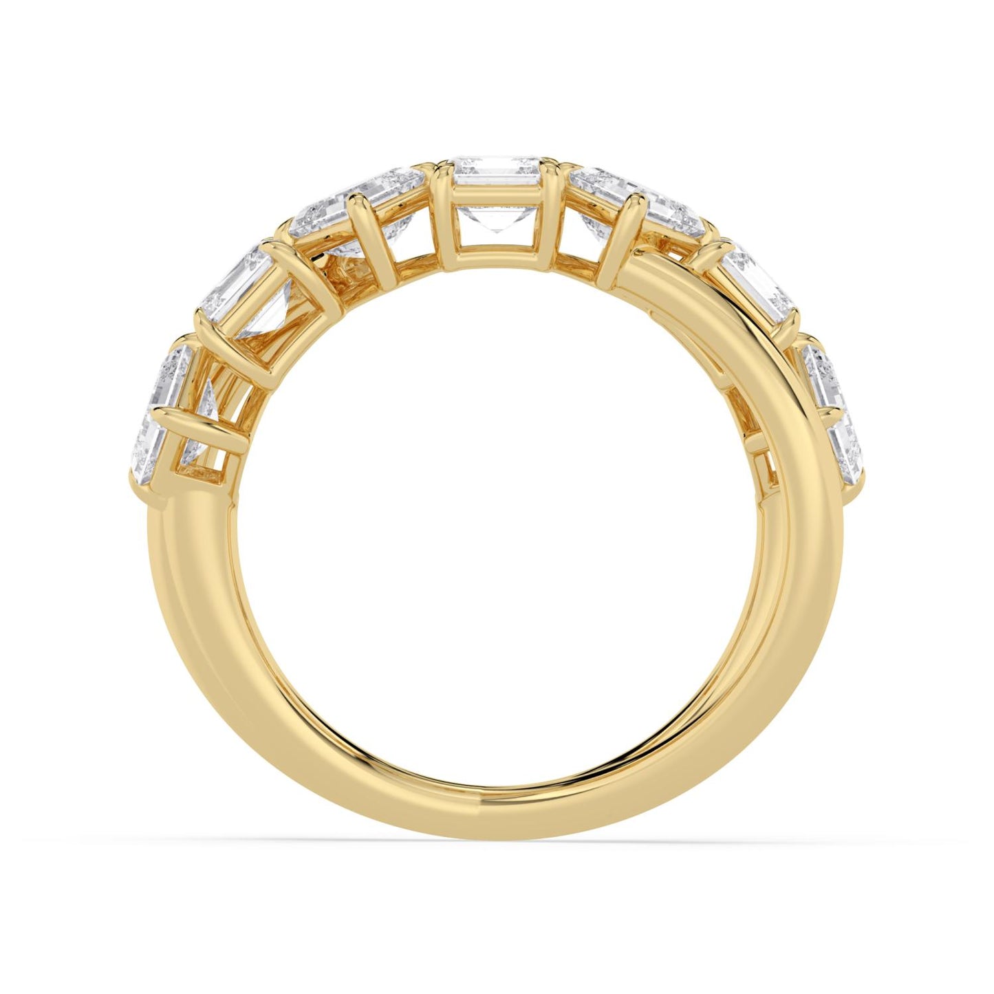 9K Yellow Gold Lab Grown Diamond RING 2.55 ctw R62304ASS-2.25CT