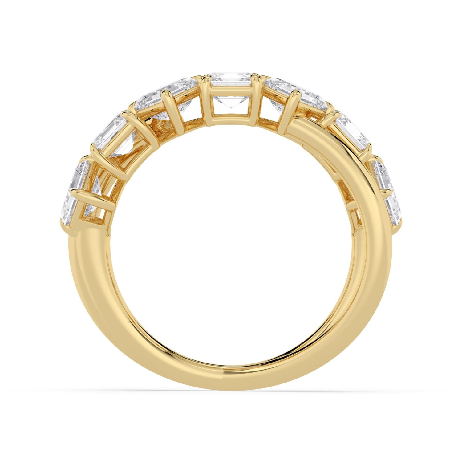 9K Yellow Gold Lab Grown Diamond RING 2.55 ctw R62304ASS-2.25CT