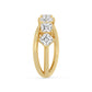 9K Yellow Gold Lab Grown Diamond RING 2.55 ctw R62304ASS-2.25CT