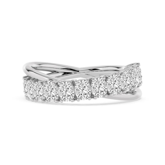 9K White Gold Lab Grown Diamond RING 2.36 ctw R62315SCU-2.20CT