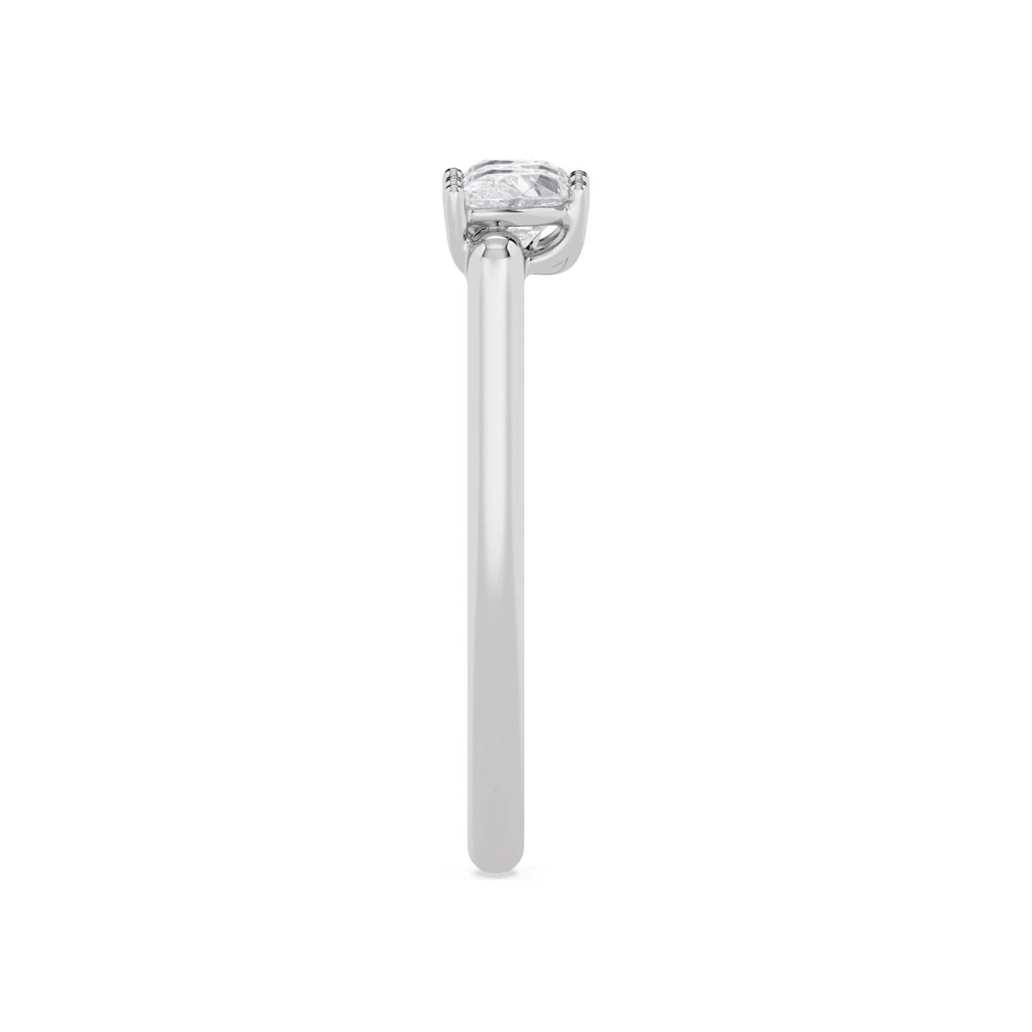 9K White Gold Lab Grown Diamond RING 0.72 ctw R62328PE-0.68CT