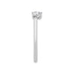 9K White Gold Lab Grown Diamond RING 0.72 ctw R62328PE-0.68CT