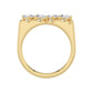 9K Yellow Gold Lab Grown Diamond RING 0.72 ctw R62328PE-0.68CT