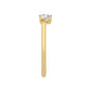 9K Yellow Gold Lab Grown Diamond RING 0.72 ctw R62328PE-0.68CT