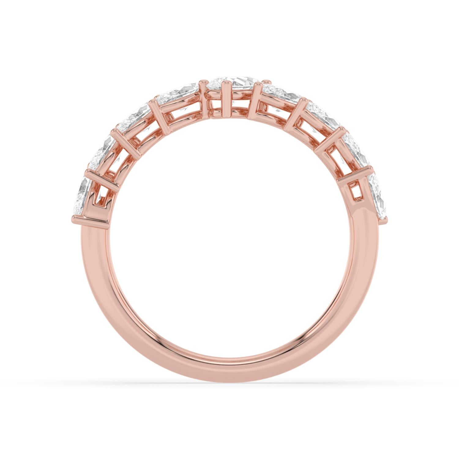 9K Rose Gold Lab Grown Diamond RING 1.14 ctw R62364-1.15CT