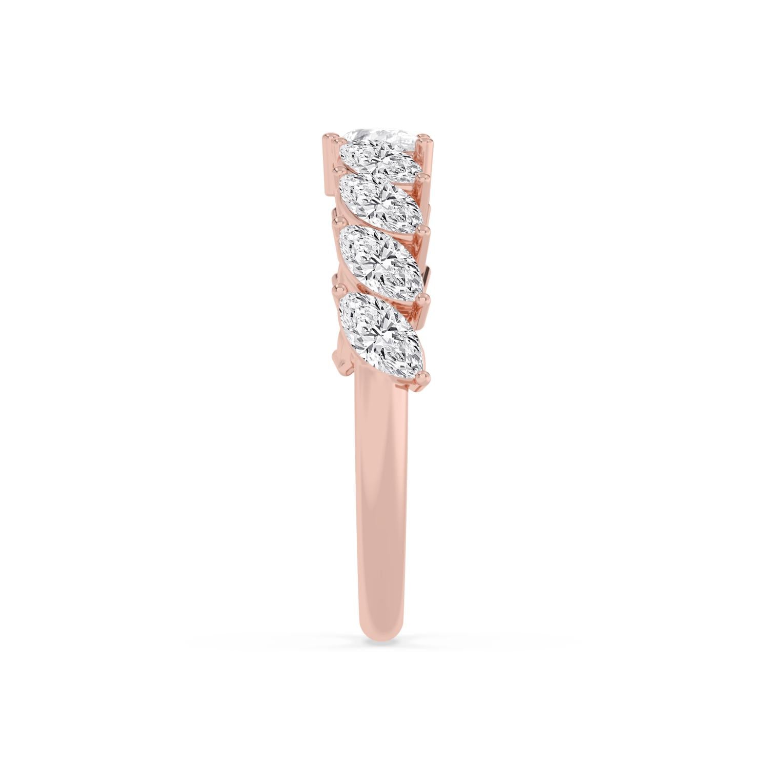 9K Rose Gold Lab Grown Diamond RING 1.14 ctw R62364-1.15CT