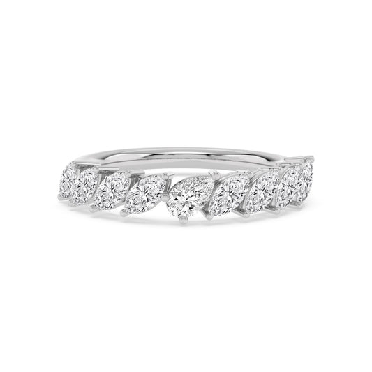 9K White Gold Lab Grown Diamond RING 1.14 ctw R62364-1.15CT