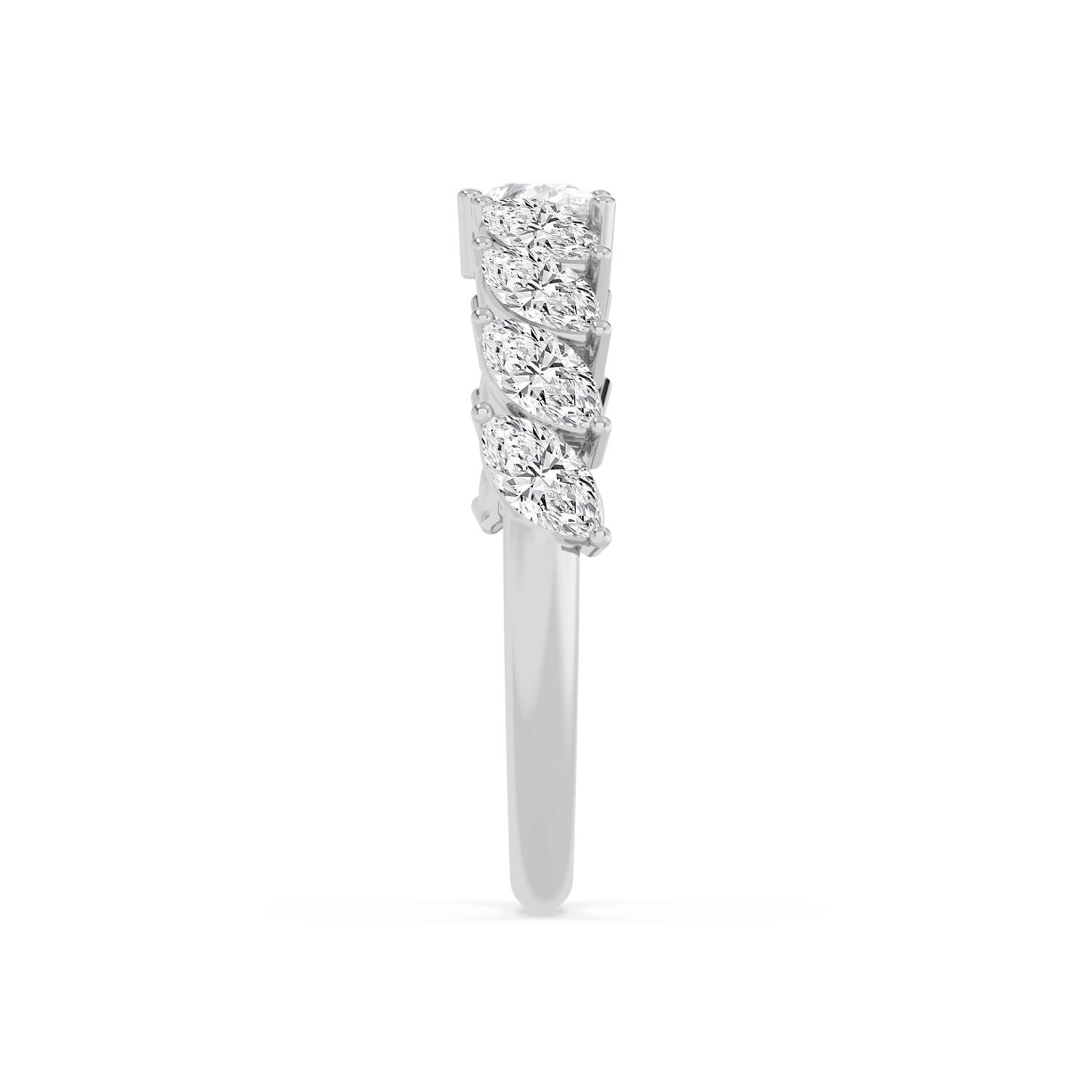9K White Gold Lab Grown Diamond RING 1.14 ctw R62364-1.15CT