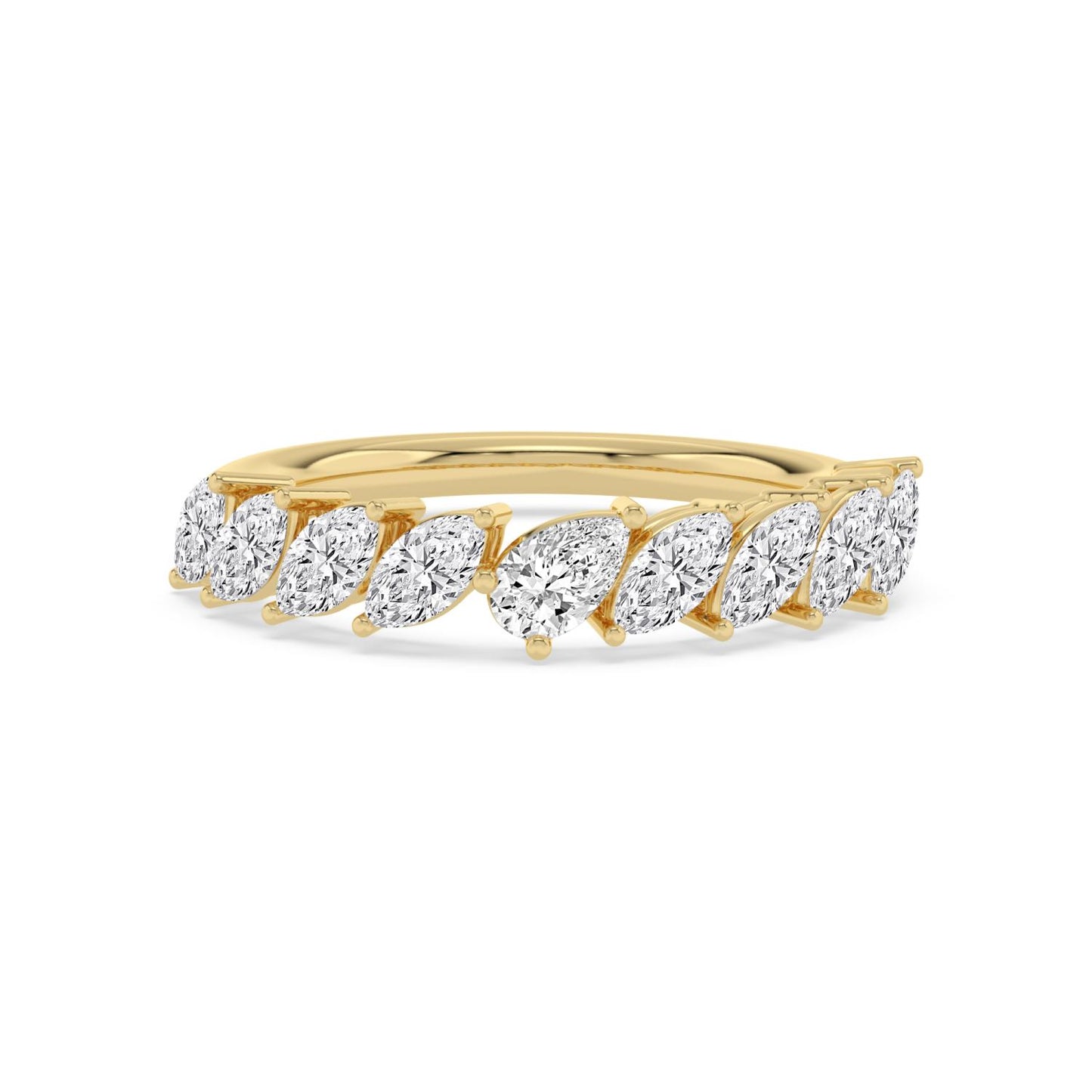 9K Yellow Gold Lab Grown Diamond RING 1.14 ctw R62364-1.15CT