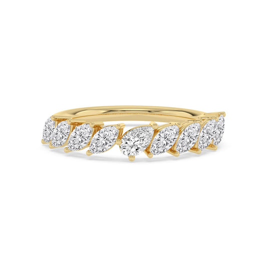 9K Yellow Gold Lab Grown Diamond RING 1.14 ctw R62364-1.15CT
