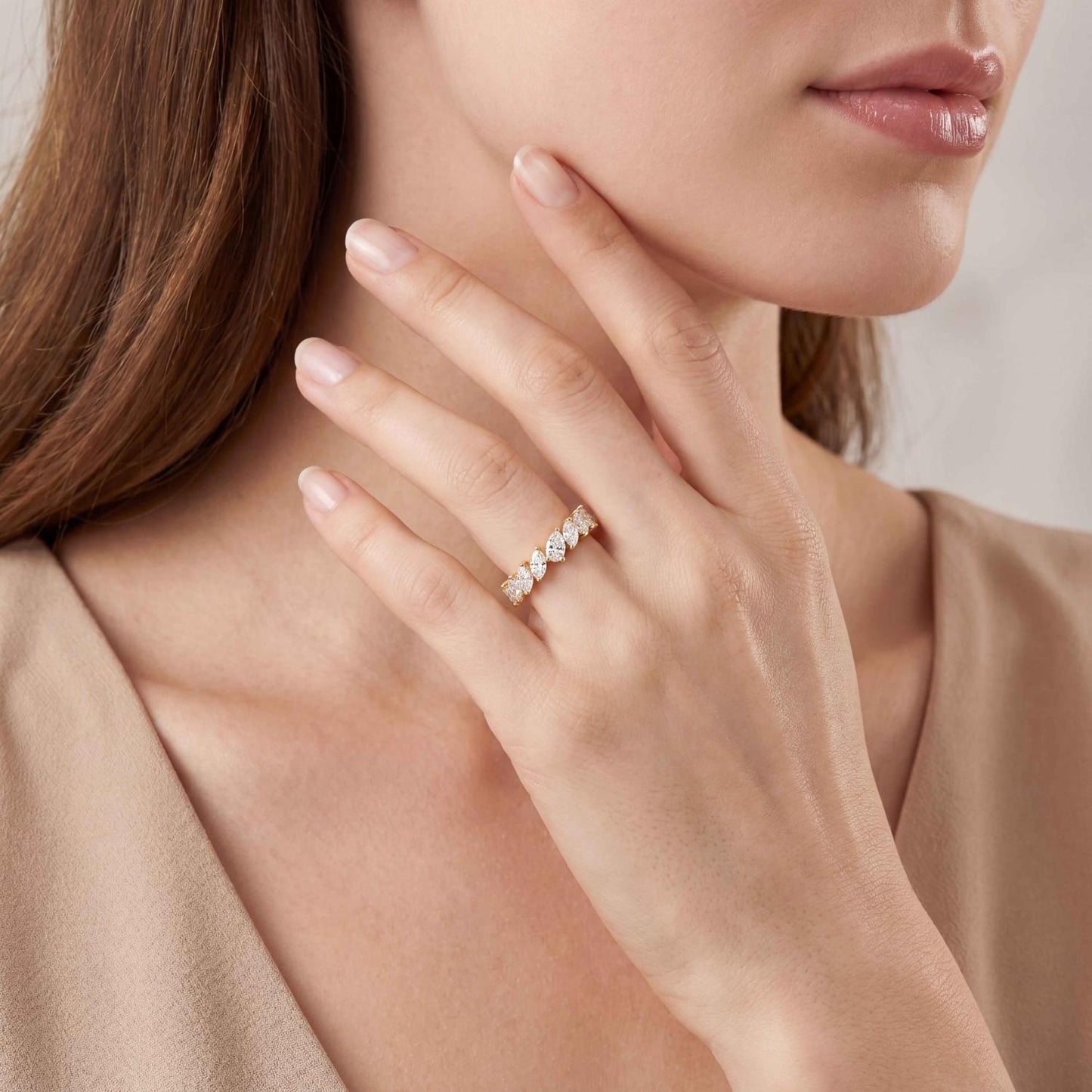9K Yellow Gold Lab Grown Diamond RING 1.14 ctw R62364-1.15CT