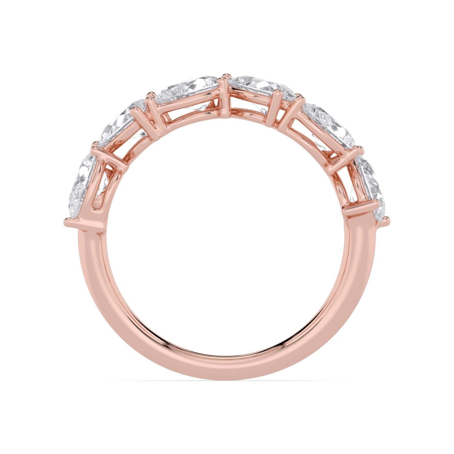 9K Rose Gold Lab Grown Diamond RING 1.80 ctw R62383PE-1.83CT