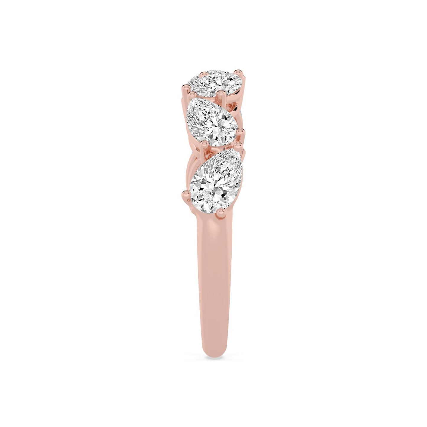 9K Rose Gold Lab Grown Diamond RING 1.80 ctw R62383PE-1.83CT