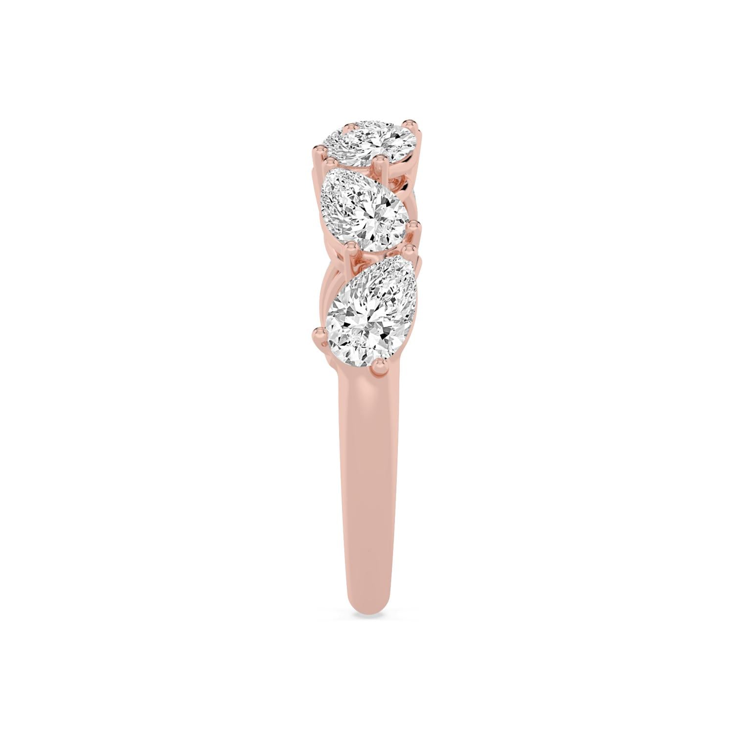 9K Rose Gold Lab Grown Diamond RING 1.80 ctw R62383PE-1.83CT