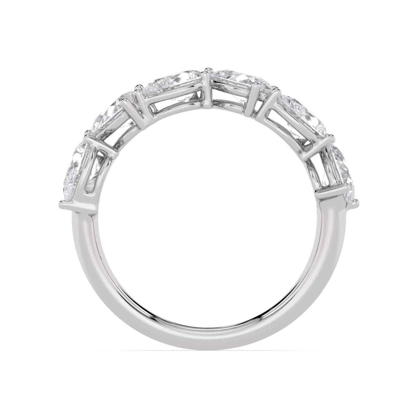 9K White Gold Lab Grown Diamond RING 1.80 ctw R62383PE-1.83CT