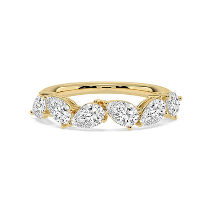 9K Yellow Gold Lab Grown Diamond RING 1.80 ctw R62383PE-1.83CT