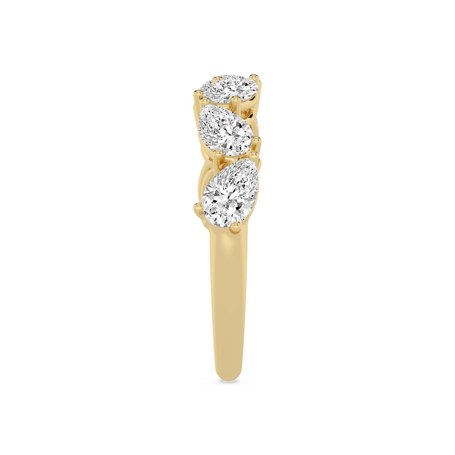 9K Yellow Gold Lab Grown Diamond RING 1.80 ctw R62383PE-1.83CT