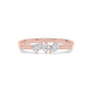 9K Rose Gold Lab Grown Diamond RING 0.29 ctw R62401-0.33CT