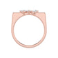 9K Rose Gold Lab Grown Diamond RING 0.29 ctw R62401-0.33CT