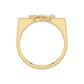 9K Yellow Gold Lab Grown Diamond RING 0.29 ctw R62401-0.33CT
