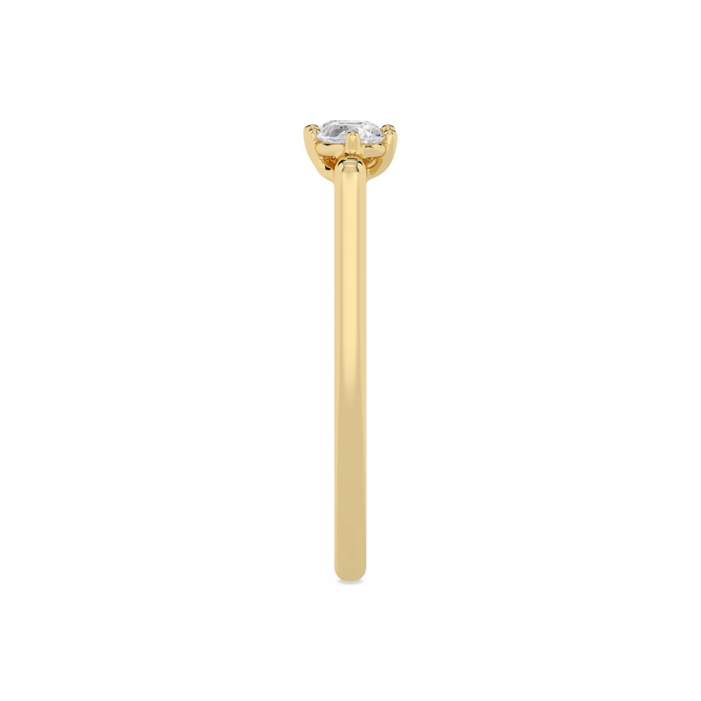 9K Yellow Gold Lab Grown Diamond RING 0.29 ctw R62401-0.33CT