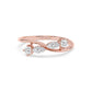 9K Rose Gold Lab Grown Diamond RING 0.46 ctw R62402-0.50CT