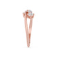 9K Rose Gold Lab Grown Diamond RING 0.46 ctw R62402-0.50CT