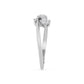 9K White Gold Lab Grown Diamond RING 0.46 ctw R62402-0.50CT